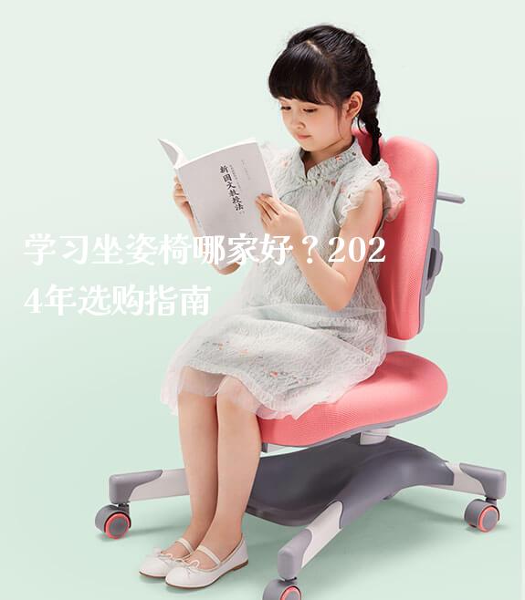 学习坐姿椅哪家好？2024年选购指南