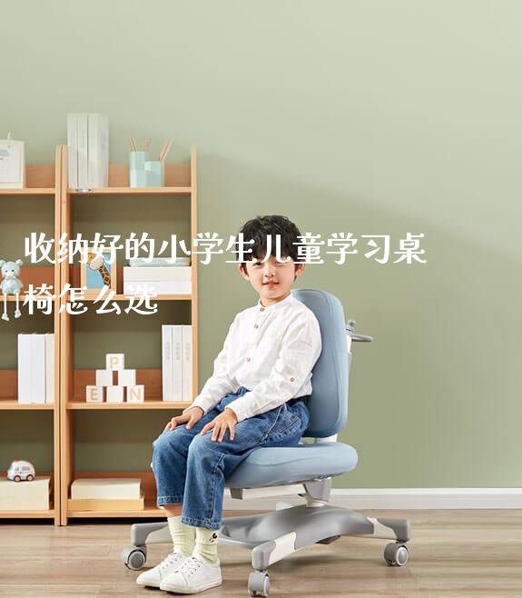收纳好的小学生儿童学习桌椅怎么选_https://www.gmyd.com.cn/ejxsy_正姿椅系列_第1张