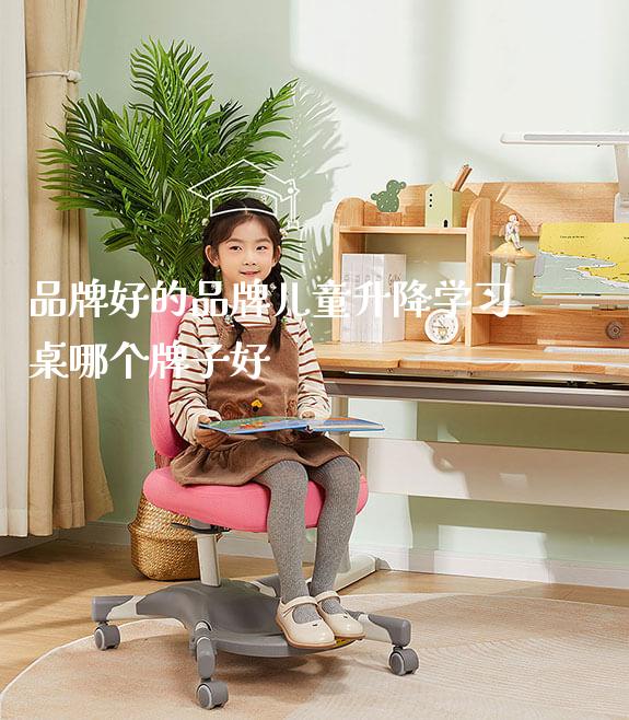 品牌好的品牌儿童升降学习桌哪个牌子好_https://www.gmyd.com.cn/ejxsy_可升降桌椅_第1张